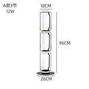 DecorBites™ Heavy Glass LED Floor Lamp: Modern Nordic Light for Living Room and Bedroom