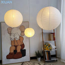DecorBites™ Japanese Style LED E27 Round Ball Pendant Lamp for Home Decor