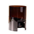 DecorBites™ Amber Glass Vase: Stylish Terrarium and Room Decoration Accessory