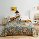DecorBites™ Cotton Gauze Leisure Blanket - Soft Boho Decor for Beds & Sofas
