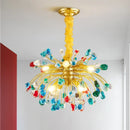 DecorBites™ Colorful Crystal Chandelier LED Dining Room Lighting