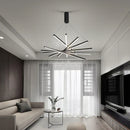 DecorBites™ Aluminum Ceiling Chandelier with Changeable LED Shape for Stairway and Living Room