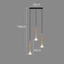 DecorBites™ Crystal LED Staircase Chandelier: Luxury Long Stair Lighting Fixture