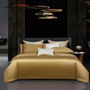 DecorBites™ 1000TC Egyptian Cotton Embroidery Bedding Set with Duvet Cover, Sheet, Pillowcase
