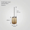 DecorBites™ Glass Knot Pendant Chandelier Light for Bedroom Kitchen Dining Room