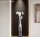 DecorBites™ Abstract Art Living Room TV Cabinet, Modern High-End Decor, Large & Slender
