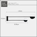 DecorBites™ Geometric Line Iron Pendant Lamp for Living Room, Bedroom, Study, Dining - Home Decor Luminare
