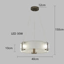 DecorBites™ Gold LED Chandelier for Luxe Living Room Lighting
