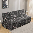 DecorBites™ Elastic Armless Futon Bed Sofa Cover Slipcover