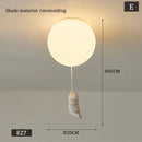 DecorBites™ Kids Bear LED Ceiling Light - Designer Bedroom Pendant Lamp