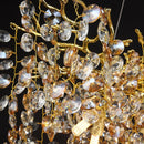 DecorBites™ Crystal Sunflower Branch Chandelier: Luxurious Indoor Branch-Shaped Light