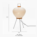 DecorBites™ Japanese Style Paper Floor Lamp for Home Décor and Lighting