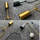 DecorBites™ Double Head Glass Ball Pendant Light for Hotel Bedroom & Bathroom