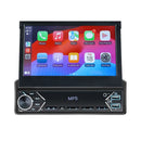 New Carplay Android Auto 1Din 7'' Retractable Universal Car Stereo Radio TouchScreen MP5 Player Intelligent Vehicle System BT FM