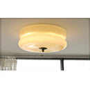 DecorBites™ Cream Medieval Glass Ceiling Lamp for Living Room, Dining Room, Bedroom & Study