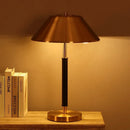DecorBites™ Copper Table Lamp with LED Bulb, Stylish Desk Light for Bedroom & Living Room