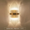DecorBites™ Gold Crystal Wall Lights: Elegant LED Sconce for Bedroom, Living Room & Bathroom