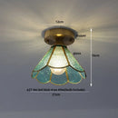DecorBites™ Glass LED Ceiling Lamp Iron Base Nordic Modern Simple Design