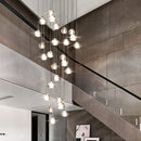 DecorBites™ Crystal LED Ceiling Chandeliers Bedroom Living Room Staircase Pendant Lamp