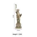 Abstract Gold Resin Statue Handicraft for Living Room, Office Desk Decor - DecorBites™