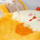 DecorBites™ Coral Velvet Cartoon Style Hand Towel