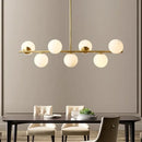 DecorBites™ Bean Glass Chandelier: Modern Magic Lighting for Kitchen Living Room Bedroom