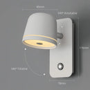 DecorBites™ Dimmable LED Wall Sconce with Adjustable Brightness and 3-CCT Rotation