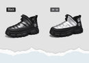 Winter Snow Boots, Men's Insulated Warm Cotton Boots, Anti-slip and Wear-resistant Hiking Shoes, Casual Outdoor Boots
