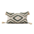DecorBites™ Geometric Embroidery Boho Cushion Cover Sofa Decorative Pillowcase Canvas Cotton