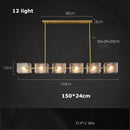 DecorBites™ Crystal Chandelier: Modern Luxury Pendant Light for Living Room, Restaurant, and Bar