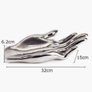 DecorBites™ Hand Palm Ceramic Fruit Plate Tray Home Decor