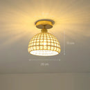 DecorBites™ Glass Shade Pendant Ceiling Lamp for Kitchen Aisle Bedroom LED Lights Fixtures