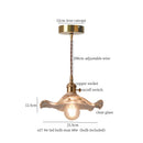 DecorBites™ Glass Pleats LED Pendant Lights for Home and Commercial Spaces