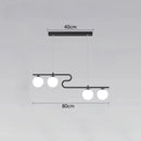 DecorBites™ Glass Ball LED Chandeliers for Home Dining Kitchen Office Decor Lighting