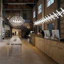 DecorBites™ LED Chandelier: Modern Nordic Industrial Pendant Light for Dining Room and Bar
