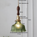 DecorBites™ Clear Glass Knob Switch LED Pendant Light Fixture: Modern Nordic Hanging Chandelier