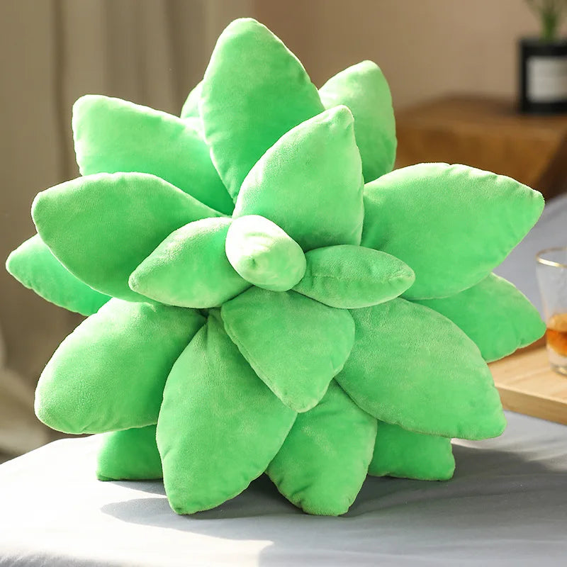 succulent throw pillows Pillow Succulent Flower Bed Throw Kids Plush Toy Plant Shaped Cute Pillows Cactus Leaf Succulant Floor Decorate Child