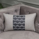 DecorBites™ Frosted Gold Satin Lumbar Pillow Covers - Luxe Sofa Cushion Cases