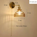 DecorBites™ Glass Shade LED Wall Lamp for Luxury Living Room Decor