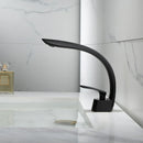 DecorBites™ Brushed Gold Basin Mixer Tap Single Handle Hot Cold Waterfall Faucet