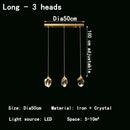 DecorBites™ Crystal LED Pendant Lights: Elegant Lighting Solution for Home Decor