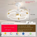 DecorBites™ Cream Bedroom Ceiling Fan Light with Remote Control, Elegant Bedroom Lamp Fixtures