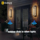 DecorBites™ Crystal Bubble Glass LED Outdoor Wall Sconce for Porch and Garden