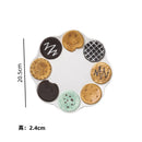 DecorBites™ Creative Biscuit Ceramic Tableware Set for Snacks, Desserts, and Coffee