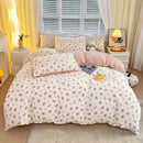 DecorBites™ Cotton Single Duvet Cover - Skin Friendly Quilt Cover for Single King Bed