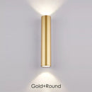 DecorBites™ Gold LED Wall Lamp 96V 220V IP67 Waterproof Outdoor Sconce Light