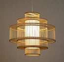 DecorBites™ Bamboo Ceiling Chandelier for Home Garden Restaurant Bedroom Study Decoration Lamps