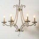 DecorBites™ Crystal LED Chandelier: French Living Room Retro E14 Pendant Light for Home Decor