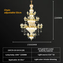 DecorBites™ Crystal Candle Chandelier for Luxury Living Room, Bedroom, and Dining Room