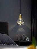 DecorBites™ Diamond Crystal Pendant Lights for Luxe Decor in Restaurant, Bedroom, or Salon